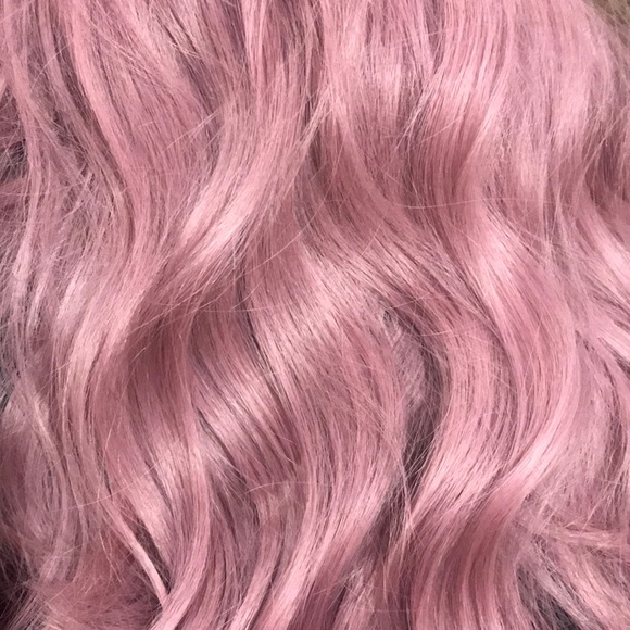 NEW Purple pink Short Wavy Bob with Bangs Wig - Picture 7 of 8